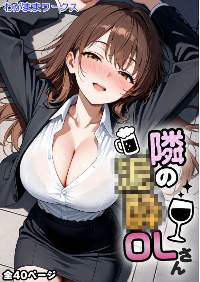 隣の泥●OLさん モザイク版  わがままワークス あいラビ サンプル画像