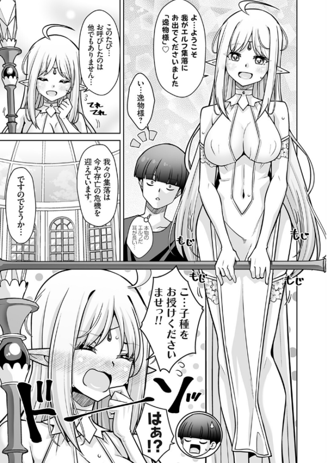 逸物召喚 ━子種を求める発情エルフ集落でハーレム生活━ 肉そうきゅー。 サンプル画像