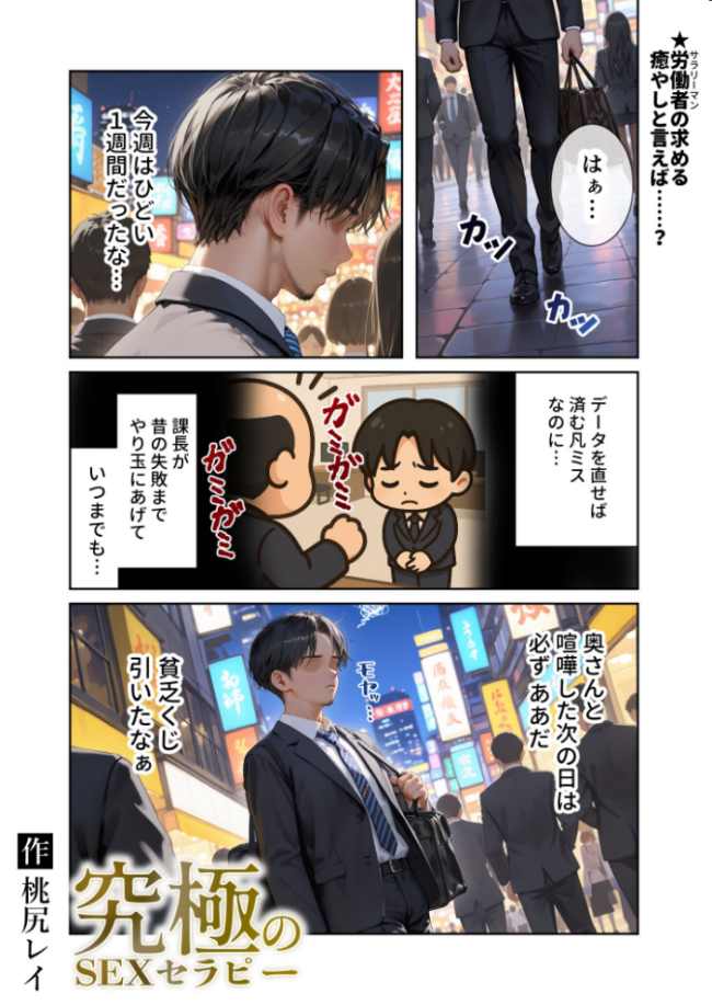 究極のSEXセラピー 〜何でも望みを叶えてくれるHなセラピスト〜 第1話 桃尻レイ サンプル画像