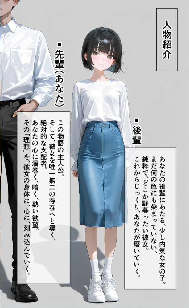 【実話】彼女を俺の性癖に染める過程〜後輩●●がいいなりになるまで〜【第一章】 モザイク版 TAIL LOVERS あいラビ サンプル画像