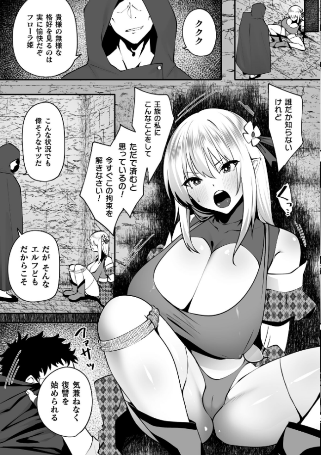 エルフの姫の躾け方【単話】  すかいれーだー サンプル画像