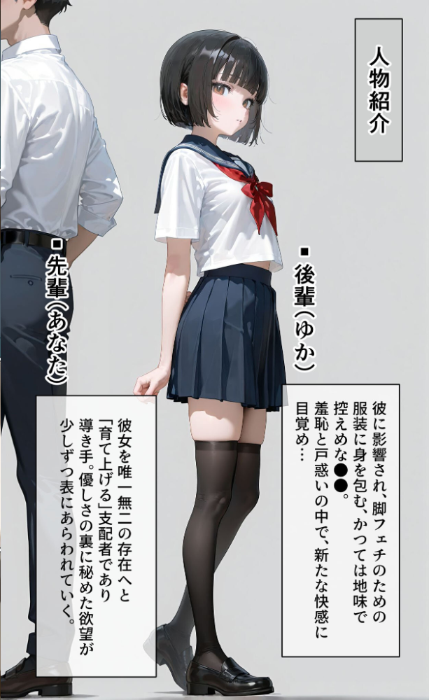 【実話】彼女を俺の性癖に染める過程〜後輩●●をエロ服で呼び出し〜【第二章】 モザイク版 TAIL LOVERS あいラビ サンプル画像