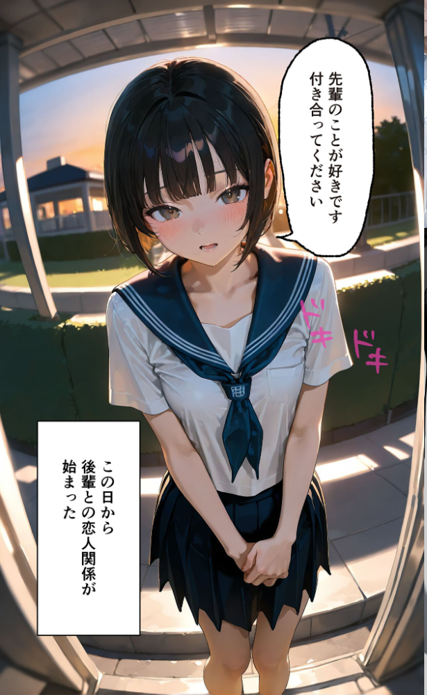【実話】彼女を俺の性癖に染める過程〜後輩●●がいいなりになるまで〜【第一章】 モザイク版 TAIL LOVERS あいラビ サンプル画像