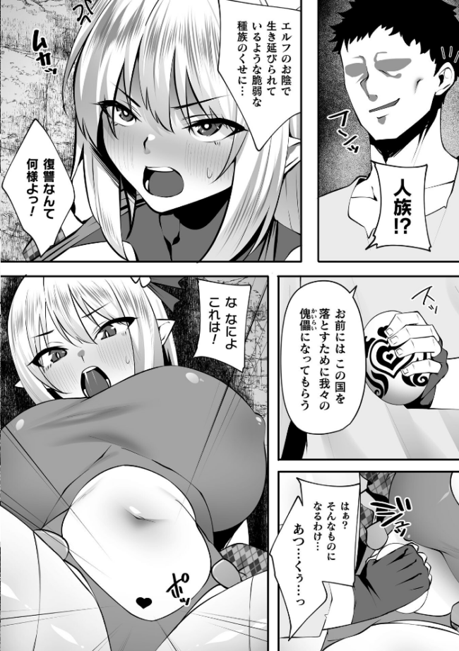 エルフの姫の躾け方【単話】  すかいれーだー サンプル画像