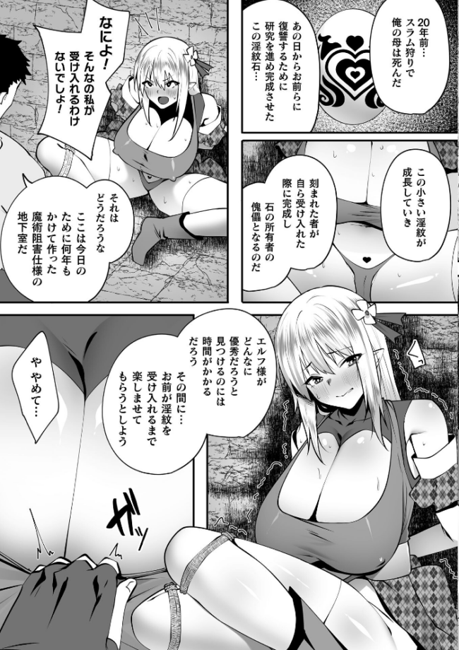 エルフの姫の躾け方【単話】  すかいれーだー サンプル画像