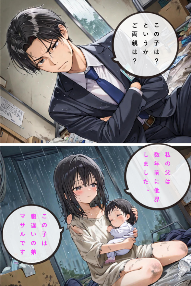 レ○プされていた少女を保護したら花嫁になった話 モザイク版  hentaiedge あいラビ サンプル画像