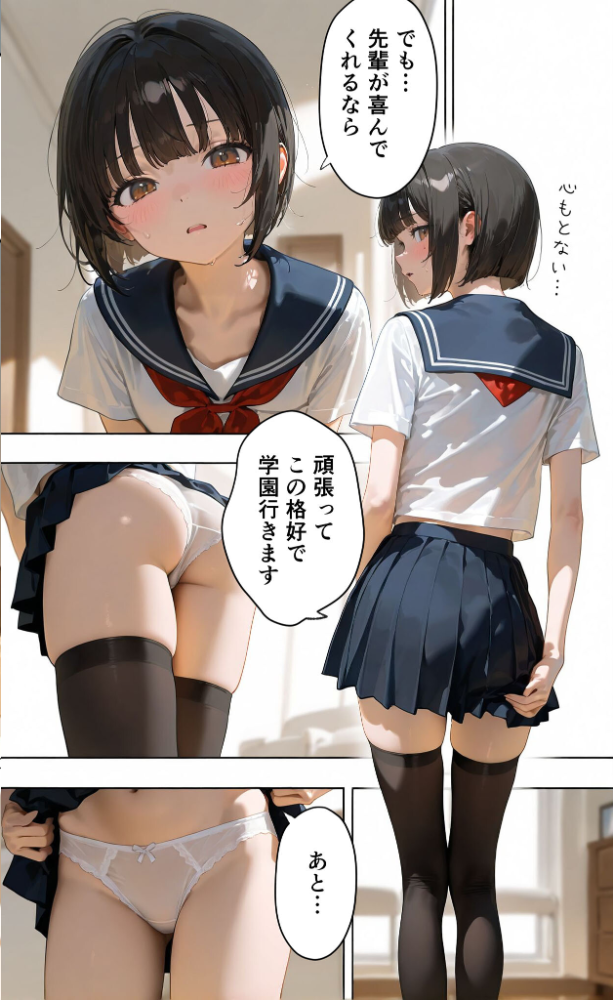 【実話】彼女を俺の性癖に染める過程〜後輩●●をエロ服で呼び出し〜【第二章】 モザイク版 TAIL LOVERS あいラビ サンプル画像