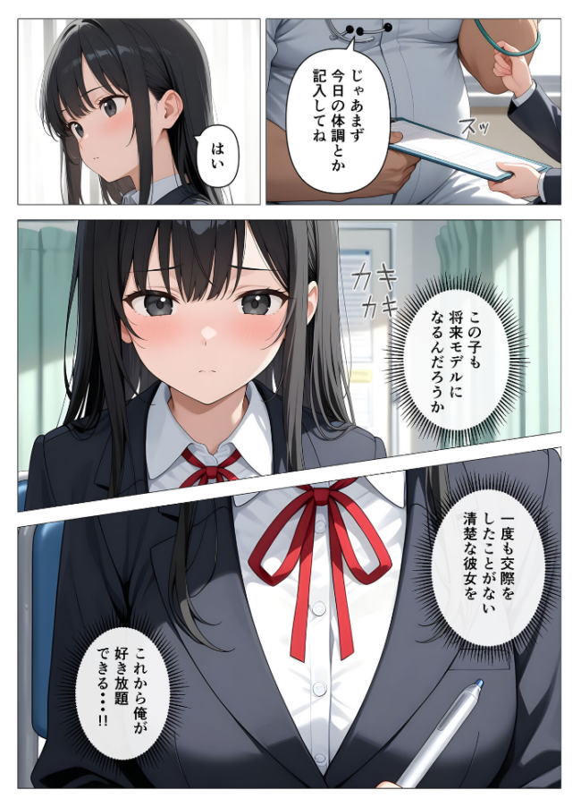内科検診の担当医になって●●●●を好き放題 モザイク版 桃色紅茶 あいラビ サンプル画像