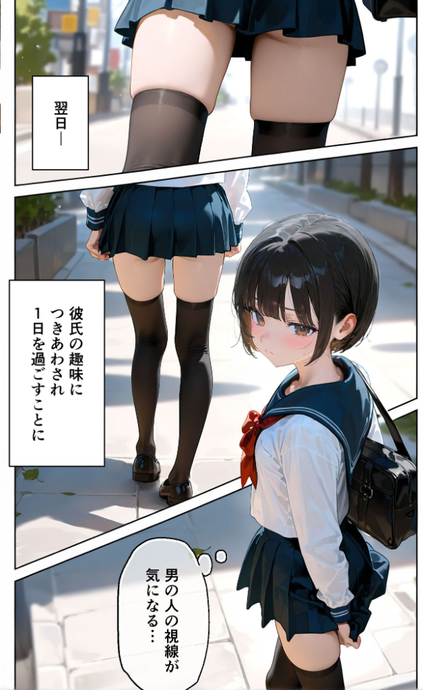 【実話】彼女を俺の性癖に染める過程〜後輩●●をエロ服で呼び出し〜【第二章】 モザイク版 TAIL LOVERS あいラビ サンプル画像