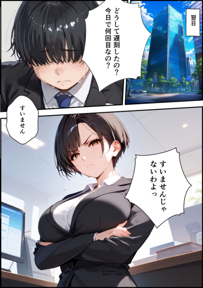 【全2作収録】女手ひとつでボクを育ててくれた自慢の母がボクを守るためにいじめっ子の女になる話 1＆2 モザイク版  バベル太郎 あいラビ サンプル画像