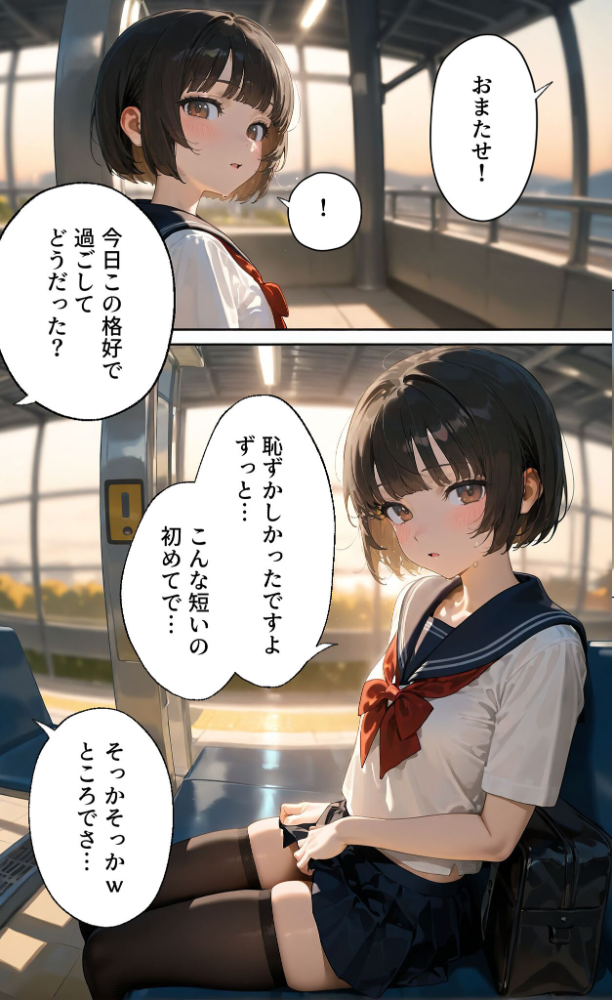 【実話】彼女を俺の性癖に染める過程〜後輩●●をエロ服で呼び出し〜【第二章】 モザイク版 TAIL LOVERS あいラビ サンプル画像