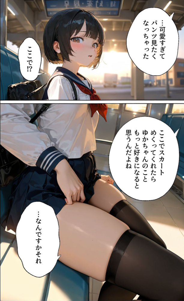 【実話】彼女を俺の性癖に染める過程〜後輩●●をエロ服で呼び出し〜【第二章】 モザイク版 TAIL LOVERS あいラビ サンプル画像