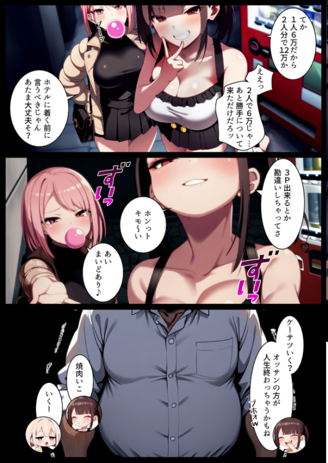立ちんぼ詐欺で1億稼いだ女 俺が最終回をプレゼントしてやった モザイク版 ストラボ あいラビ サンプル画像