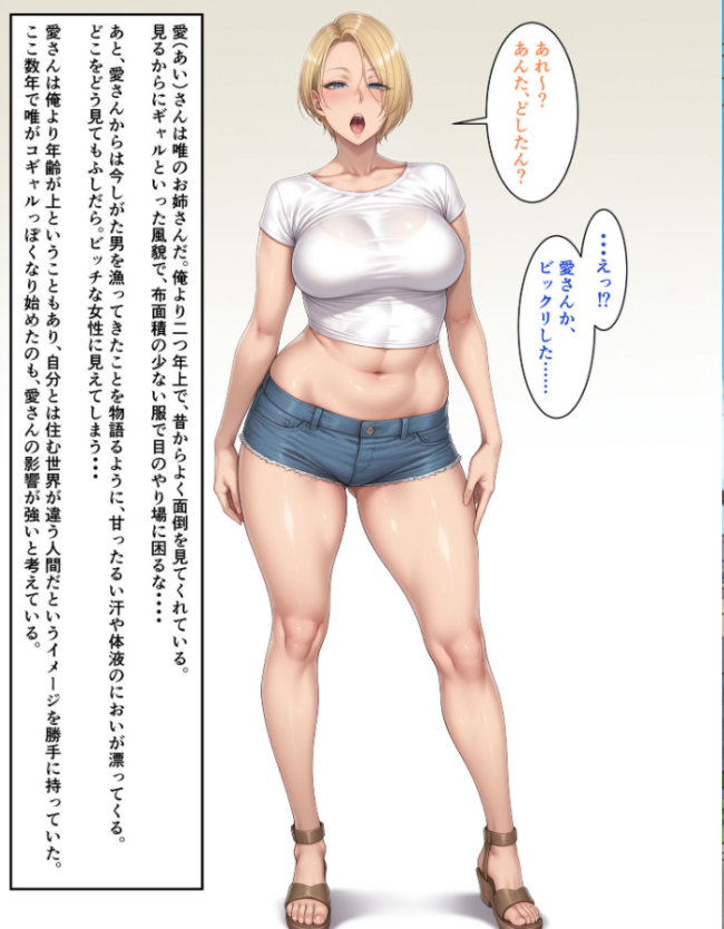 【総集編】ビンビン勃起乳首の年上ビッチギャルに俺が逆寝取りされるまで モザイク版  ハレノヒ あいラビ サンプル画像