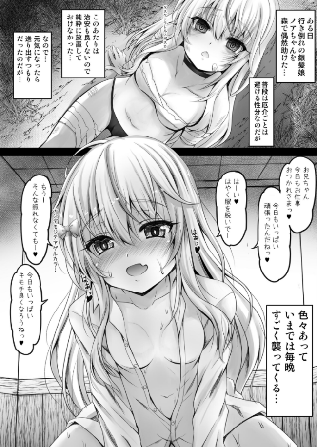 異世界で助けた銀髪娘に毎晩襲われて困ってます！！第一夜  しゃいあん サンプル画像