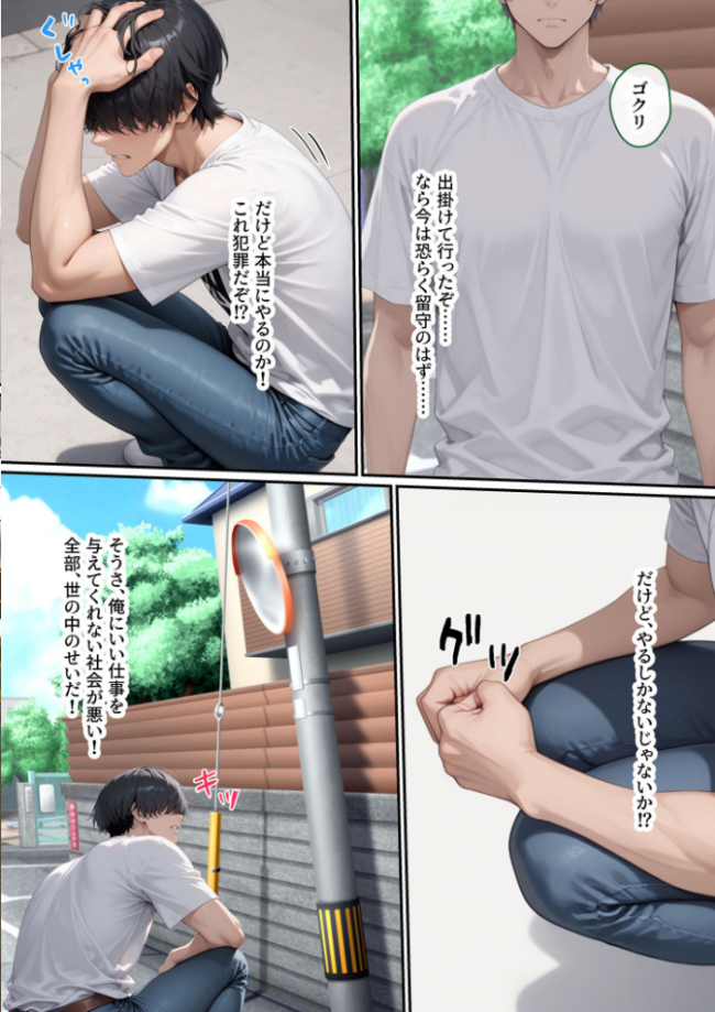 ただ空き巣に入っただけのはずが欲求不満な人妻を堕とすことになった話〜盗んだのは物ではなく躰でした〜 モザイク版  ラブ熟 あいラビ サンプル画像