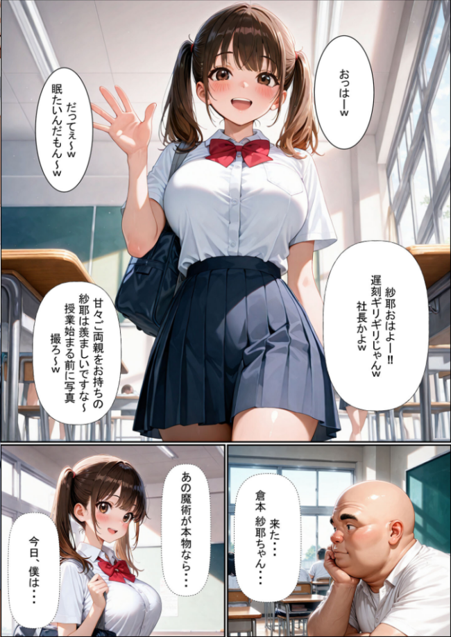 一方的な人生交換〜陰キャブサメンから クラス一の美●●に人生乗り換え〜 モザイク版  性転の空 あいラビ サンプル画像