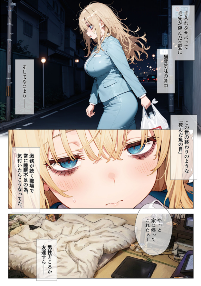 エロ漫画の国のアリス -29歳限界女子が漫画の世界を堪能する- モザイク版 kz あいラビ サンプル画像