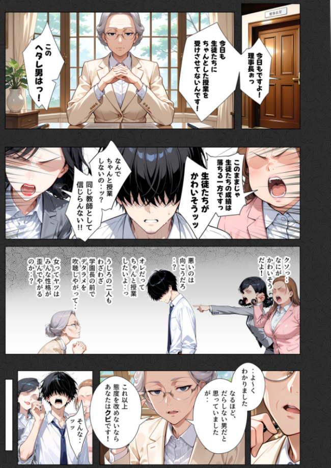 セックスカースト逆転世界 〜貞操観念も美醜も逆転!冴えない俺は無双する〜(1) 紋丸とる サンプル画像