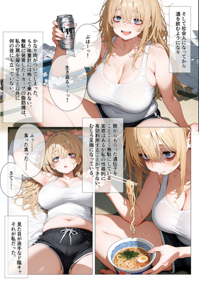 エロ漫画の国のアリス -29歳限界女子が漫画の世界を堪能する- モザイク版 kz あいラビ サンプル画像