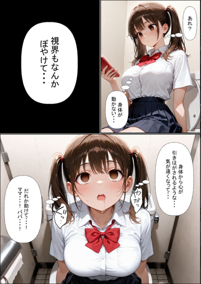 一方的な人生交換〜陰キャブサメンから クラス一の美●●に人生乗り換え〜 モザイク版  性転の空 あいラビ サンプル画像