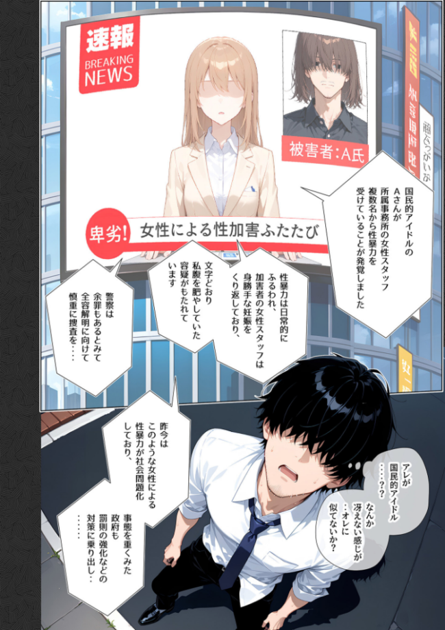 セックスカースト逆転世界 〜貞操観念も美醜も逆転!冴えない俺は無双する〜(1) 紋丸とる サンプル画像