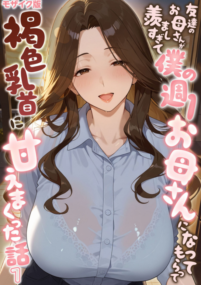 友達のお母さんが羨ましすぎて僕の週1お母さんになってもらって褐色乳首に甘えまくった話【単話】(1) モザイク版 エロ漫画 サンプル画像