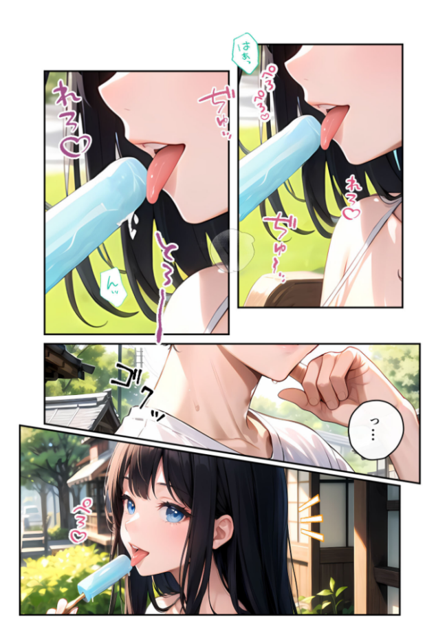 いちゃLOVE純情ベッドルーム 〜夏の終わり、初恋の幼馴染と過ごす淫らな夏休み〜 モザイク版 いんちゃるの サンプル画像