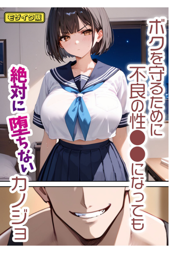 【全2作収録】ボクを守るために不良の性●●になっても絶対に堕ちないカノジョ モザイク版 バベル太郎 あいラビ サンプル画像