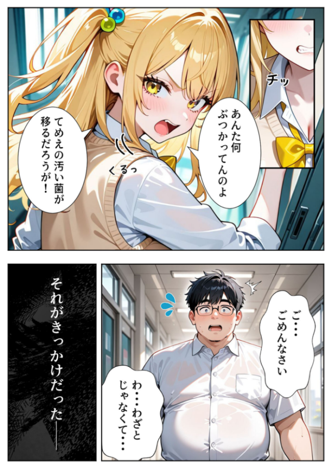 いじめられてた陰キャのボクが生意気チビギャルに中●し報復した話〜桃瀬愛羅 裏垢編〜 モザイク版 ぱにぱに あいラビ サンプル画像