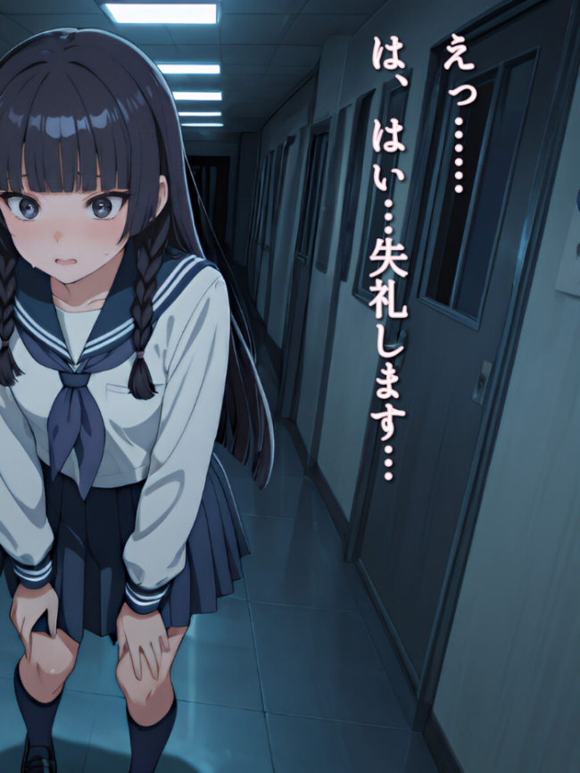 【CG】微乳図書委員の受難 おじさんに汚され、理性が崩壊する瞬間 モザイク版 万工房 あいラビ サンプル画像