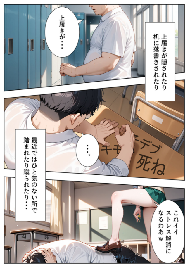 いじめられてた陰キャのボクが生意気チビギャルに中●し報復した話〜桃瀬愛羅 裏垢編〜 モザイク版 ぱにぱに あいラビ サンプル画像