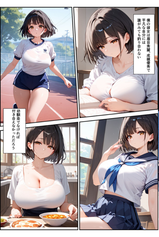 【全2作収録】ボクを守るために不良の性●●になっても絶対に堕ちないカノジョ モザイク版 バベル太郎 あいラビ サンプル画像