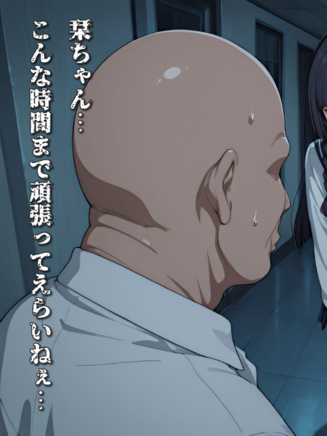 【CG】微乳図書委員の受難 おじさんに汚され、理性が崩壊する瞬間 モザイク版 万工房 あいラビ サンプル画像