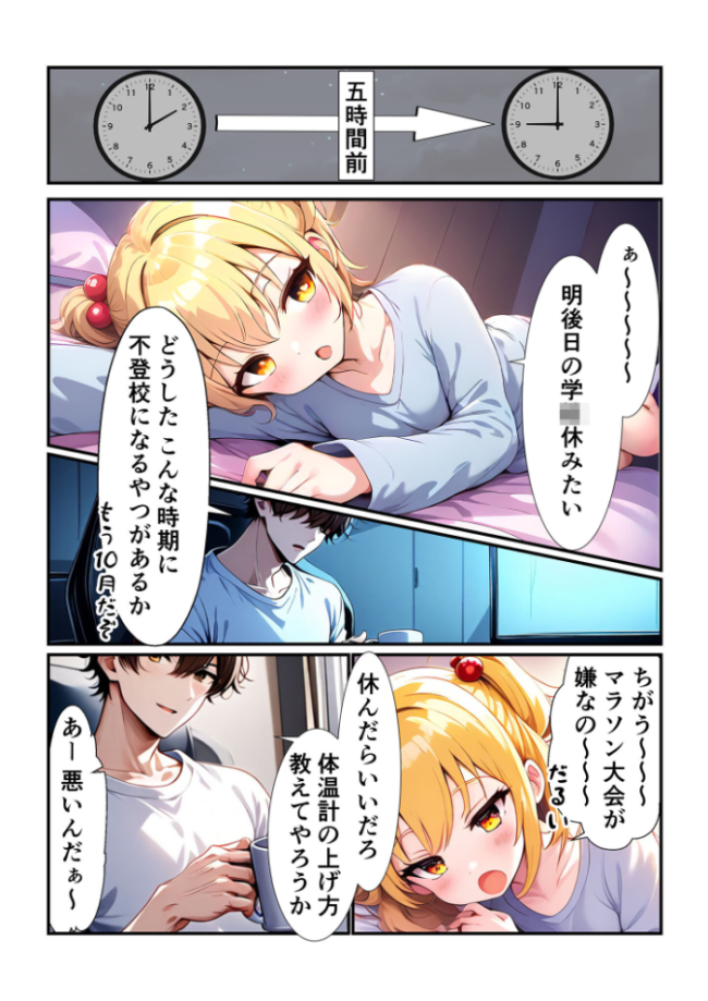 海代悠帆の露出災難(総集編) モザイク版 朝露まほし あいラビ サンプル画像