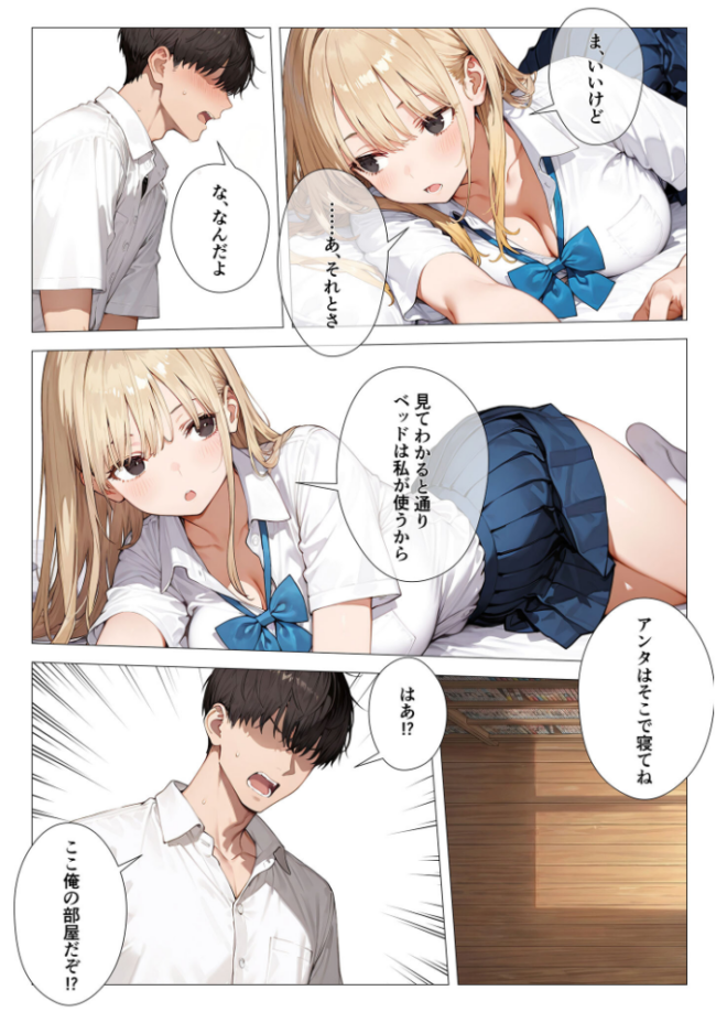 クラスメイトと同棲性活！？ 〜ノンデリギャルに侵された俺の聖域〜  似道あさひ サンプル画像