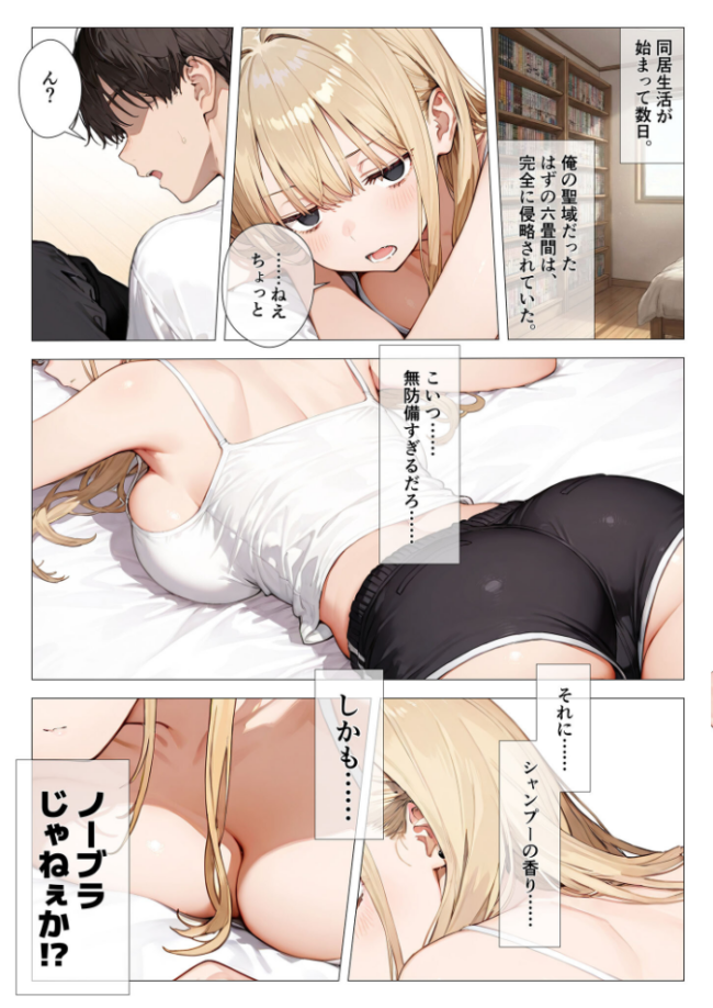 クラスメイトと同棲性活！？ 〜ノンデリギャルに侵された俺の聖域〜  似道あさひ サンプル画像