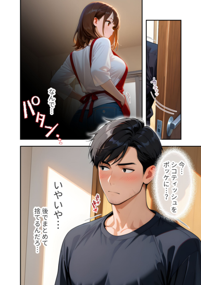 家性婦の御手洗さんは竿のお片付けまでしてくれる 〜爆乳・爆尻持ちのド変態シゴデキ美女〜 モザイク版　エロ漫画 サンプル画像