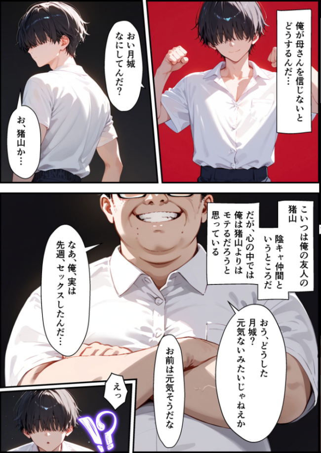 女手ひとつでボクを育ててくれた自慢の母がボクを守るためにいじめっ子の女になる話2 モザイク版 バベル太郎 あいラビ サンプル画像