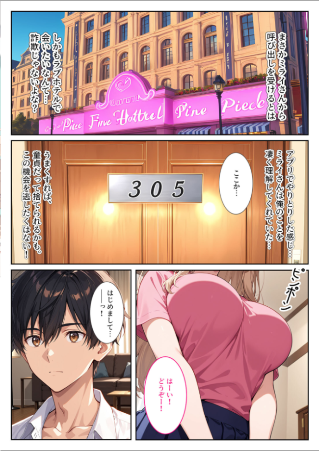 マッチングアプリで来た爆乳義妹に誘惑されて孕ませました! モザイク版 エロ漫画 サンプル画像